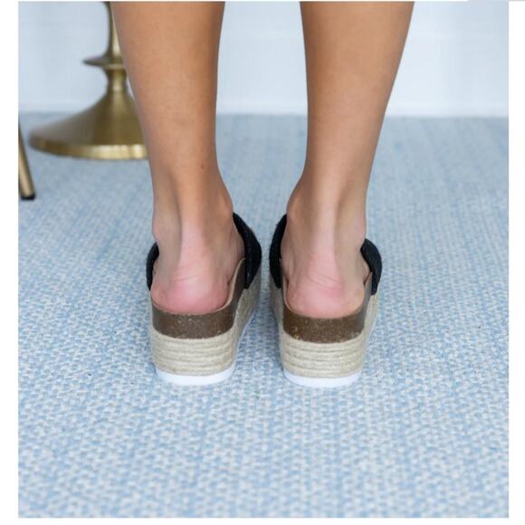 Dirty Laundry NEW Women's Palm Desert Platform Espadrille Slide Sandal 8.5 / 39 - Picture 4 of 13